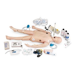 아동 부정맥과 전문 심장 구조술 시뮬레이터 마네킨 Deluxe Child CRiSis™ Manikin with ECG Simulator W44091 [1005624]